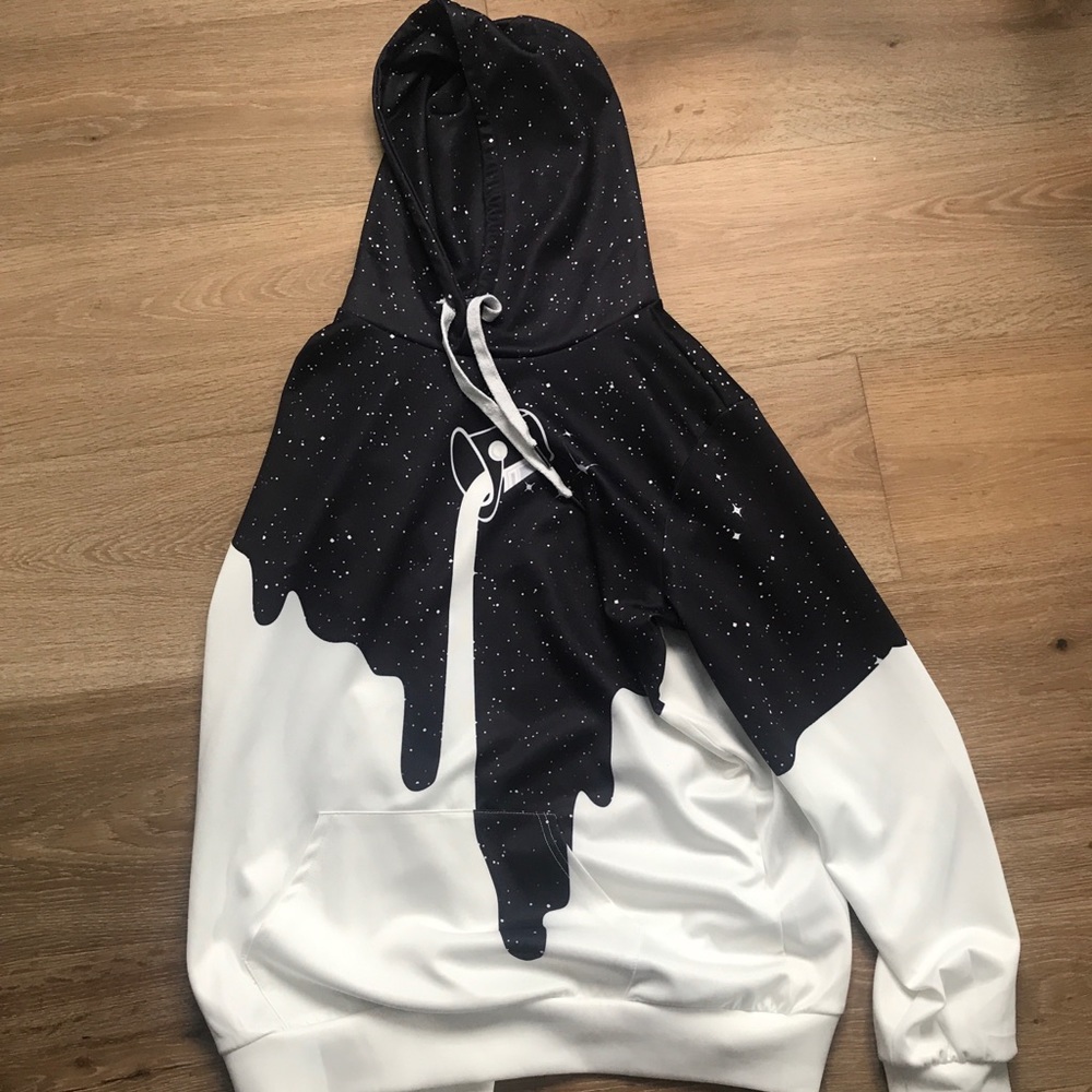 space paint hoodie